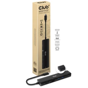 Sortie 🥰 CLUB3D CSV-1592 Station D’accueil USB 3.2 Gen 1 (3.1 Gen 1) Type-C Noir 👍 commentaire favorable 10