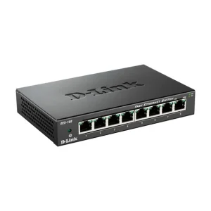 Remise 💯 D-Link DES-108 Commutateur Réseau Non-géré Fast Ethernet (10/100) Noir 😀 outlet 7