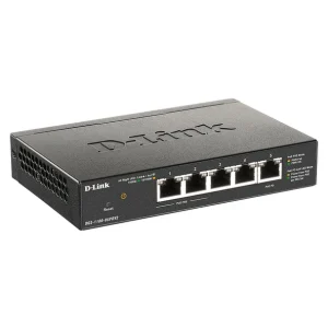 Couleurs variées Offres 🎉 D-Link DGS-1100-05PDV2 Commutateur Réseau Gigabit Ethernet (10/100/1000) Noir Connexion Ethernet, Supportant L’alimentation Via 🥰 9