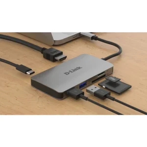 ﻿soldes Tout neuf ⭐ D-Link DUB-M610 Station D’accueil Avec Fil USB 3.2 Gen 1 (3.1 Gen 1) Type-C Aluminium, Noir 👏 13