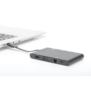 De gros ❤️ Digitus Station D’accueil Universal Travel, USB Type-C 🧨 Boutique 16