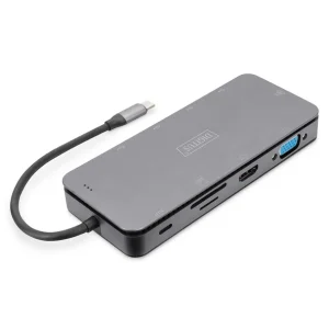 Meilleure affaire ⭐ Digitus Station D’accueil USB-C 11 Ports Avec Boîtier Pour Disque SSD 🌟 marque pas cher en ligne 12