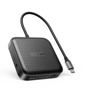 Livraison gratuite Tout neuf 🎉 HYPER HD583-GL Station D’accueil USB 3.2 Gen 1 (3.1 Gen 1) Type-C Noir ✨ 16