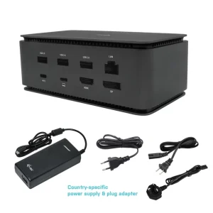 acheter en ligne Grosses soldes 🤩 I-tec Metal USB4 Docking Station Dual 4K HDMI DP With Power Delivery 80 W + Universal Charger 112 W 😀 12