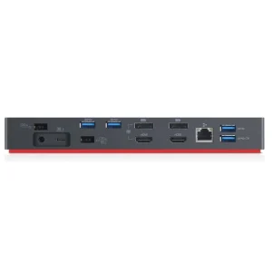 mode pas cher De gros 🎁 Lenovo 40AN0135EU Station D’accueil Avec Fil Thunderbolt 3 Noir, Rouge 🧨 12