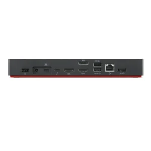 Promotio de vente Meilleur prix 🤩 Lenovo 40B00300EU Station D’accueil Avec Fil Thunderbolt 4 Noir, Rouge 😀 18