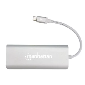 authentiques Coupon ✔️ Manhattan 152075 Hub & Concentrateur USB 3.2 Gen 2 (3.1 Gen 2) Type-C 40000 Mbit/s Aluminium 🔔 18