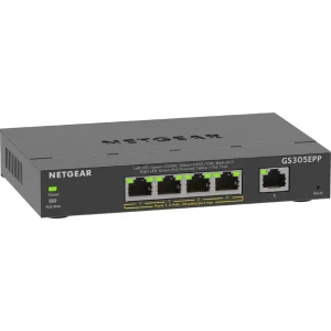 online boutique Sortie 🛒 NETGEAR 5-Port Gigabit Ethernet High-Power PoE+ Plus Switch (GS305EPP) Géré L2/L3 Gigabit Ethernet (10/100/1000) Connexion Ether 😉 14