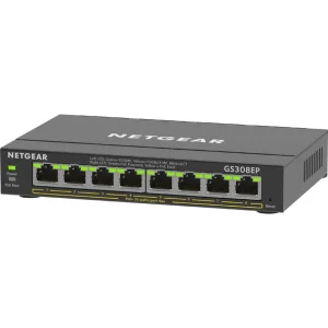 soldes ligne Le moins cher 🎁 NETGEAR 8-Port Gigabit Ethernet PoE+ Plus Switch (GS308EP) Géré L2/L3 Gigabit Ethernet (10/100/1000) Connexion Ethernet, Support 💯 10