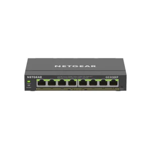 soldes ligne Le moins cher 🎁 NETGEAR 8-Port Gigabit Ethernet PoE+ Plus Switch (GS308EP) Géré L2/L3 Gigabit Ethernet (10/100/1000) Connexion Ethernet, Support 💯 14