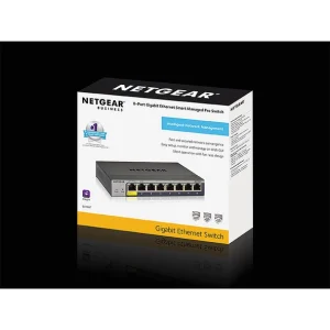 en ligne officielle Nouveau 🥰 Netgear GS108Tv3 Géré L2 Gigabit Ethernet (10/100/1000) Gris 🌟 9