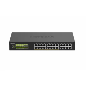 De gros 😀 Netgear GS324P Non-géré Gigabit Ethernet (10/100/1000) Noir 1U Connexion Ethernet, Supportant L’alimentation Via Ce Port (PoE) 😉 exclusivement disponibles 16