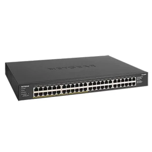 Vente flash 🌟 Netgear GS348PP Non-géré Gigabit Ethernet (10/100/1000) Noir Connexion Ethernet, Supportant L’alimentation Via Ce Port (PoE) 🔔 soldes luxe 13