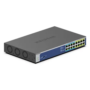 Le moins cher 👍 Netgear GS516UP Non-géré Gigabit Ethernet (10/100/1000) Gris Connexion Ethernet, Supportant L’alimentation Via Ce Port (PoE) 🧨 Prestation Et Rapide 9