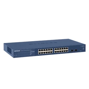 Promo ✨ Netgear ProSAFE GS724Tv4 Géré L3 Gigabit Ethernet (10/100/1000) Bleu ✔️ france 12