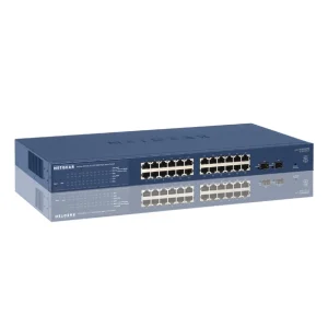 Promo ✨ Netgear ProSAFE GS724Tv4 Géré L3 Gigabit Ethernet (10/100/1000) Bleu ✔️ france 16