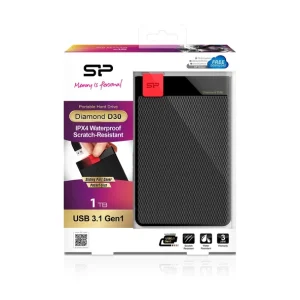 meilleur cadeau Acheter 🎉 Silicon Power Diamond D30 Disque Dur Externe 1000 Go Noir, Rouge ⌛ 10