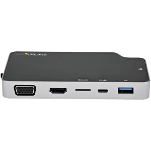 Tout neuf 🤩 StarTech.com Adaptateur Multiport USB C – USB-C Vers 4K HDMI Ou VGA Avec 100W Power Delivery Pass-through, 2-Port 10Gbps USB Hub 😍 Réductions 12