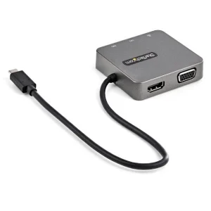 soldes de Noël De gros ⭐ StarTech.com DKT31CHVL Station D’accueil Avec Fil USB 3.2 Gen 2 (3.1 Gen 2) Type-C Noir, Argent 😀 10