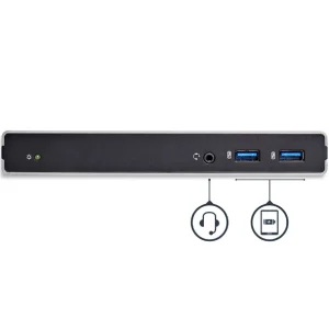 Tout neuf 👏 StarTech.com Station D’accueil USB 3.0 Double Affichage DVI Pour PC Portable Avec GbE Et Adaptateurs HDMI / VGA 💯 soldes de Noël 12