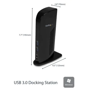 Boutique officielle De gros 😀 StarTech.com Station D’accueil USB 3.0 Double Affichage Pour PC Portable – Réplicateur De Ports HDMI Et DVI ✨ 10