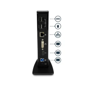 Boutique officielle De gros 😀 StarTech.com Station D’accueil USB 3.0 Double Affichage Pour PC Portable – Réplicateur De Ports HDMI Et DVI ✨ 14