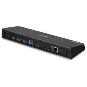 vente chaude Promo 🔥 StarTech.com Station D’Accueil USB 3.0 Double Écran Avec HDMI Et DisplayPort 4K – USB 3.0 Vers 4x USB-A, Ethernet, HDMI Et DP – 🎉 10