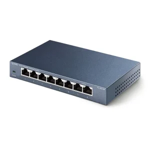 Acheter 🔔 TP-LINK TL-SG108 Commutateur Réseau Non-géré L2 Gigabit Ethernet (10/100/1000) Noir ❤️ à prix d'occasion 7