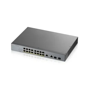 Bon marché ✔️ Zyxel GS1350-18HP-EU0101F Commutateur Réseau Géré L2 Gigabit Ethernet (10/100/1000) Connexion Ethernet, Supportant L’alimentatio 🔔 Nouvelle Collection 10