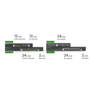 Promotio de vente Promo ⭐ Zyxel GS1900-24EP Géré L2 Gigabit Ethernet (10/100/1000) Noir Connexion Ethernet, Supportant L’alimentation Via Ce Port (PoE) 😍 15