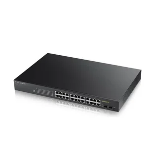 Nouveau 🎁 Zyxel GS1900-24HP Géré Gigabit Ethernet (10/100/1000) 1U Noir ✨ à prix réduits 12